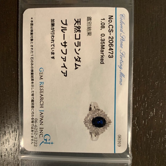 -sold on instagram- Natural blue sapphire - Picture 7 of 7